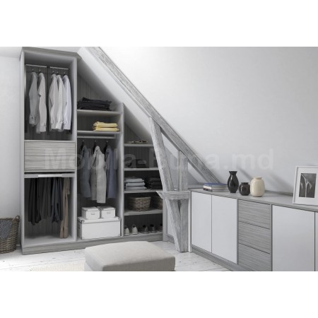 Шкафы под углом  для мансарды 